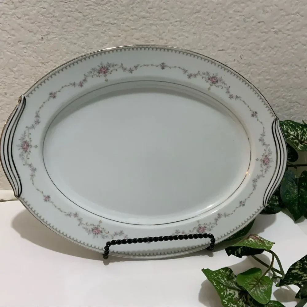 Noritake Fairmont 6102 Oval Serving Platter  13 3/4" A3